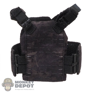 Vest: Mini Times Mens Black Multicam Tactical Vest