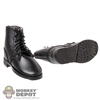 Boots: Mini Times Mens Black Combat Boots