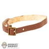 Belt: Mini Times Mens Brown Leather-Like Belt