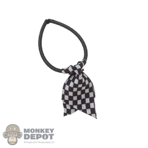 Tie: Modeling Toys Female Black + White Cravat Tie