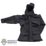 Coat: Modeling Toys Female Black Enforcer Security Tactical Jacket