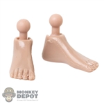 Feet: Modeling Toys Female Feet w/Pegs