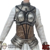 DAMAGED Armor: TBLeague 1/12th Molded Female Silver Body Suit Set (READ NOTES)
