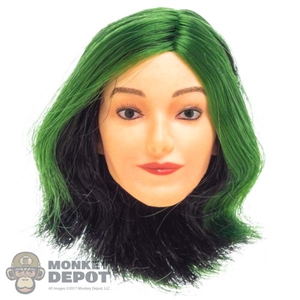 Head: MX Toys Green Hair Polaris w/Black Highlights