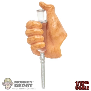 Hands: Mezco 1/12th Mens Right Hand w/ Removable Syringe
