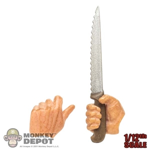 Hands: Mezco 1/12th Mens Hand Set w/ Knife