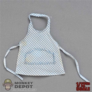 Smock: Mezco 1/12th Blue Gingham Apron