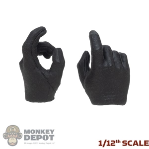 Hands: NoirToys 1/12 Mens Molded Black Weapon Grip