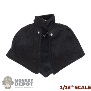 Cape: NoirToys 1/12 Mens Black Short Black Cape