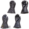 Hands: NooZoo Mens Black Molded Gloved Hands Set