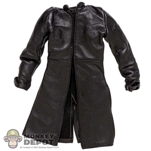 Coat: NooZoo Black Leather-like Long Coat