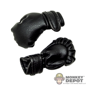 Gloves: Crazy Owner Black Boxing Gloves