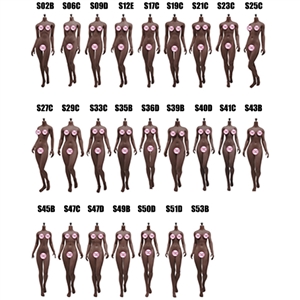 TBLeague Super-Flexible Female Seamless Bodies African American