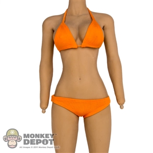 Bikini: TBLeague Orange Bathing Suit