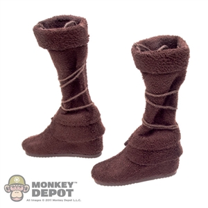 Boots: TBLeague Brown Cloth Boots