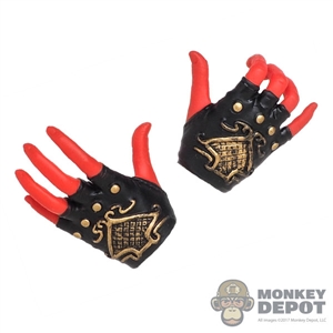 Hands: TBLeague Female Molded Fingerless Gloved Action Pose