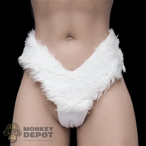 Bottoms: TBLeague Female White Fur Panties