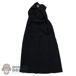 Cape: TBLeague Female Black Hoodless Cloak