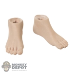 Feet: TBLeague Smaller Suntan Female Flat Feet