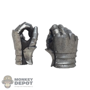 Hands: TBLeague Female Molded Silver Armored Holding Grip