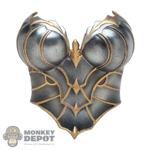 Top: TBLeague Female Molded Silver Chest Armor