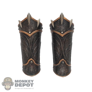 Armor: TBLeague Female Darker Bronze Tone Forearm Guards