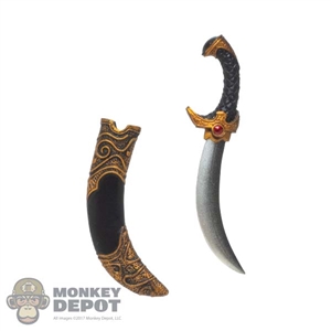 Knife: TBLeague Curved Dagger w/Sheath