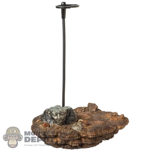 Diorama: TBLeague Destroyed Egyptian Figure Base (Silver)