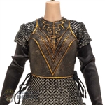 Armor: TBLeague Female Dark Bronzed Chest/Back Armor
