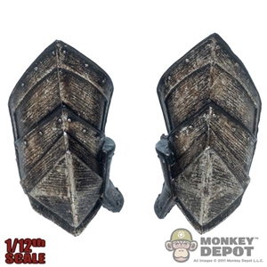 Armor: TBLeague 1/12th Molded Female Silver Knee Pads