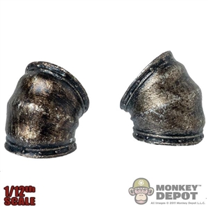 Armor: TBLeague 1/12th Molded Female Silver Elbow Guards