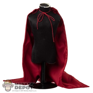 Cape: TBLeague Female Red Silk Cloak