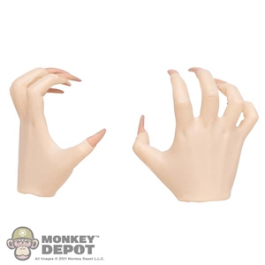 Hands: TBLeague Female Grasping Hand Set w/Painted Nails