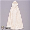 Cape: TBLeague Female White Hooded Cloak (Weathered)