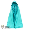 Cape: TBLeague Female Blue Hooded Cloak (Weathered)