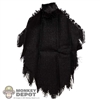 Cape: TBLeague Female Black Cloth Cape w/Fur