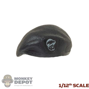 Hat: PC Toys 1/12th Mens Molded Black Beret