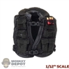 Vest: PC Toys 1/12th Mens Black Tactical Vest w/Shotgun Shells