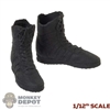 Boots: PC Toys 1/12th Mens Molded/Rubber Tactical Boots