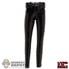 Pants: PC Toys 1/12th Female Black Vinyl-like Pants