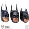 Pre-Owned Pit: As Is Hot Toys Batman Head Bundle No. 12