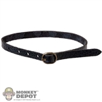 Pre-Owned Pit: As Is Thin Leather-Like Belt