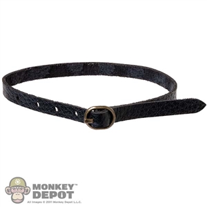 Pre-Owned Pit: As Is Thin Leather-Like Belt