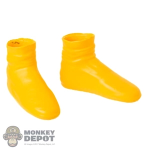 Boots: Present Toys Mens Molded Yellow Boots