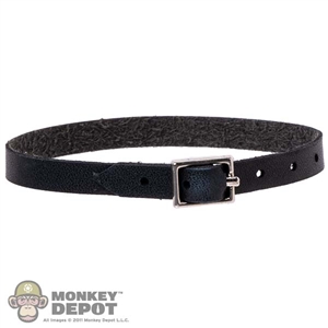 Belt: Present Toys Mens Black Leather-like Belt