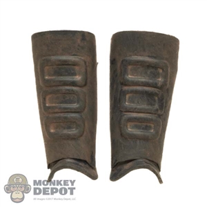 Armor: Premier Toys Mens Molded Leg Guards (Weathered)