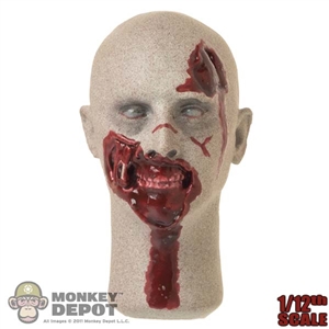 Head: Patriot Studios 1/12 Mens Fallen Zombie Head