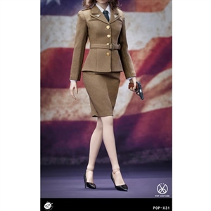 Uniform Set: POP Toys WWII US Army Female Agent Uniform (POP-X31)