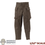 Pants: POP Toys 1/12th Mens US HBT Pants (Shorter + Weathered)