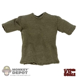 Shirt: POP Toys 1/12th Mens Green T-Shirt